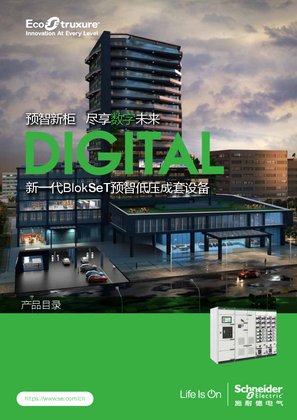 的映像 新一代BlokSeT预智低压成套设备 中文产品目录
