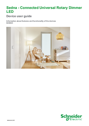 Imagen de Sedna - Connected Universal Rotary Dimmer LED - Device user guide