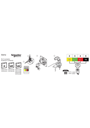 Image of RJ11 and RJ45-RJ11 connectors