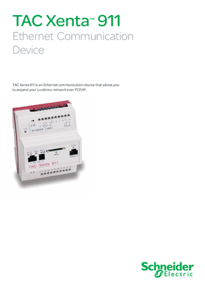 Image of TAC Xenta 911 Ethernet Communication Device