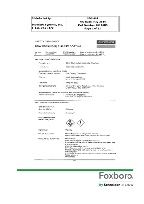 Image of DOW CORNING(R) 3140 RTV COATING