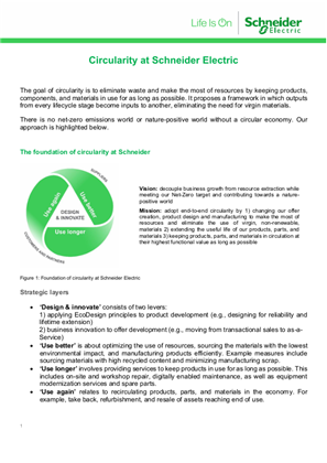 Image of Circularity at Schneider Electric