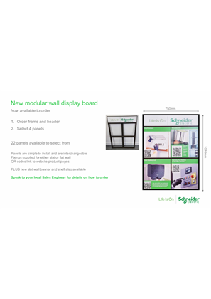 Image of Modular POS wall display boards