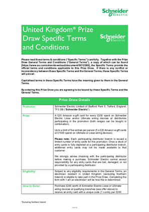 Image of Switch on and Shop T&Cs
