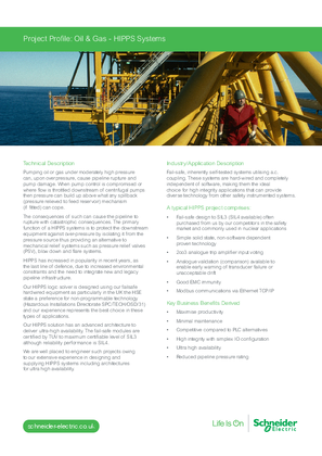 Image of Oil & Gas - HIPPS Systems