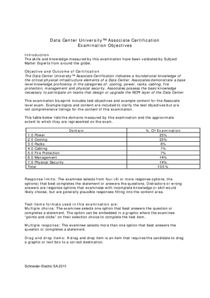 Image of Data Center University Objectives