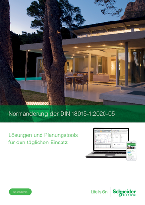 Bild von Normänderung der DIN 18015-1:2020-05