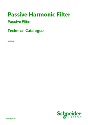 Image of Download Passive Harmonic Filters Catalogue