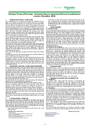 Image of SEISAS General Terms of Purchase