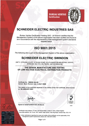 Image of ISO9001:2015 - Swindon