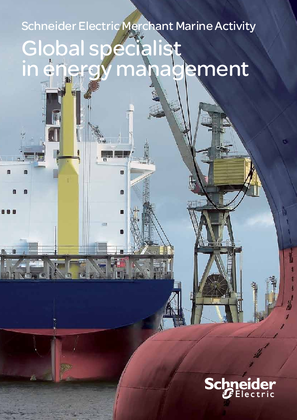 Image of Schneider Electric Merchant Marine Activity Brochure