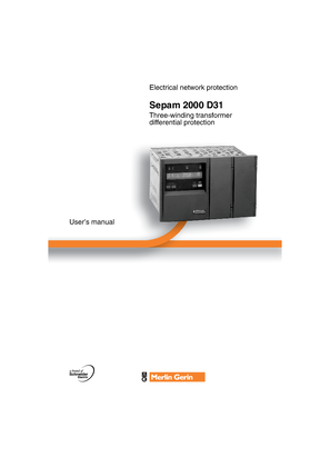 Image of Sepam 2000 D31