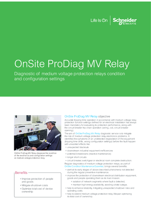 Image of ProDiag MV Relay Leaflet