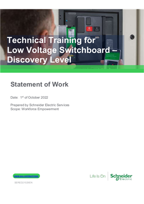 Image of Technical Training for Low Voltage Switchboard – Discovery Level
