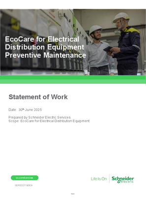 Image of EcoCare Electrical Distribution Equipment Preventive Maintenance_Statement Work