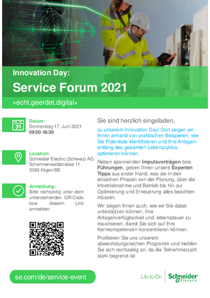 Bild von Innovation Day: Service Forum 2021