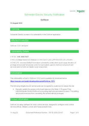 Security Notification - SoMove