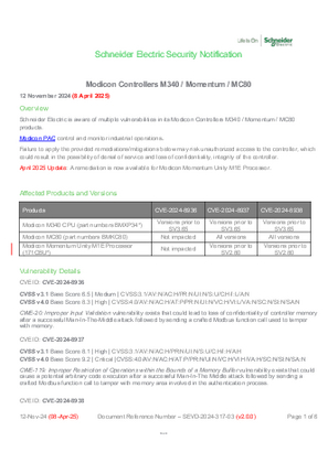 Bild av Security Notification - SEVD-2024-317-03