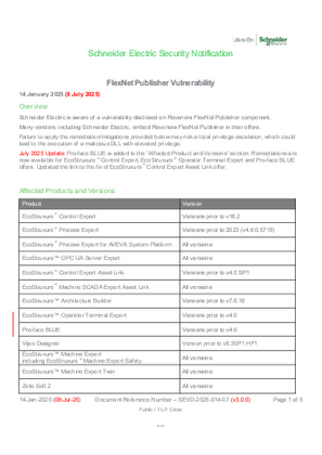 Изображение на SEVD-2025-014-07 FlexNet Publisher Vulnerability Security Notification