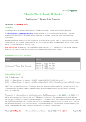 Imagem de SEVD-2025-014-09 EcoStruxure™ Power Build Rapsody