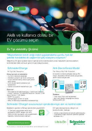 Görüntüsü Schneider Charge Residential Çözümü