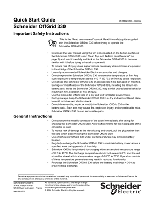 Image de QIG-Schneider OffGrid 330
