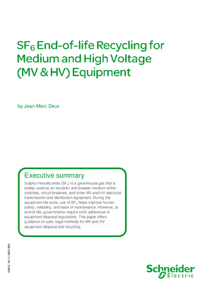 Image of Recylcing MV and HV Equipment
