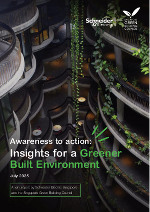 Image of Joint Report with Singapore Green Building Council: "Awareness to Action: Insights for a Greener Built Environment"