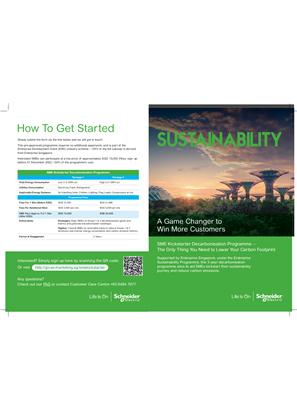 Image of Schneider Electric launches SME Kickstarter Decarbonisation Programme, supported by Enterprise Singapore