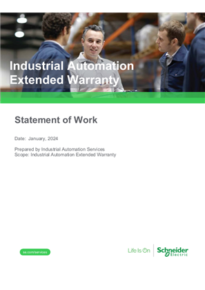 Image de Statement of Work Industrial Automation Extended Warranty