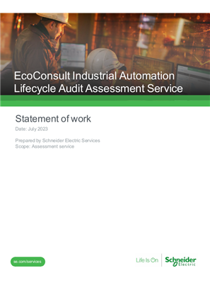 Image of Statement of Work - EcoConsult IA Lifecycle Assessment Service