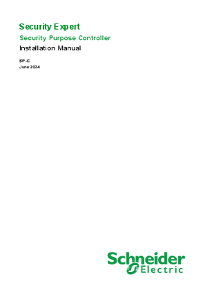 Image of Security Purpose Controller Installation Manual