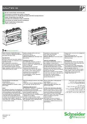 Image of GoPact MTS 100 - Manual Transfer Switch and Accessories