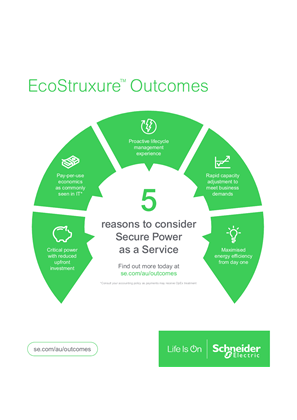 Image of Why consider EcoStruxure Outcomes: Secure Power as a Service
