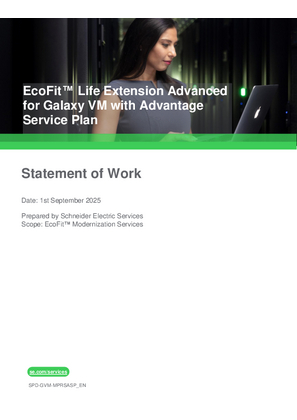 Image of SOW of EcoFit™ Life Extension Advanced for Galaxy VM with Advantage Service Plan