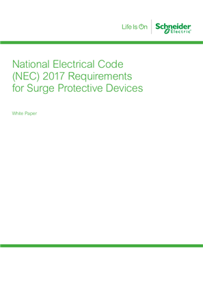Image of White Paper | National Electrical Code (NEC) Requirements for Surge Protective Devices