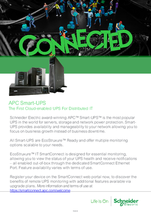 Image of Connected Smart-UPS Brochure America