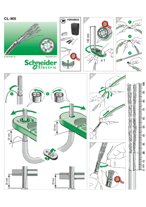 Image of Network Connectivity Actassi CL-MX6A Copper cable User and Installation sheet