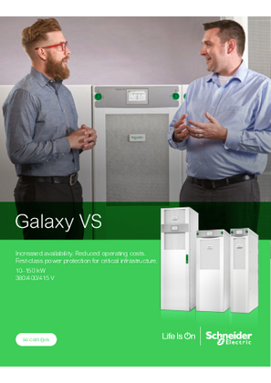 Image of Galaxy VS 10-150 kW 400V Brochure
