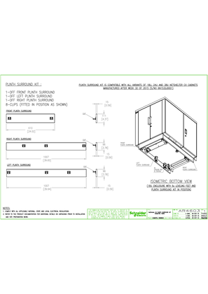 Image of AR4603 - NetShelter CX Plinth Surround Kit