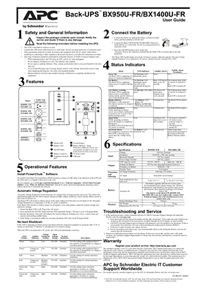 Imagen de Back-UPS BX950U-FR / BX1400U-FR