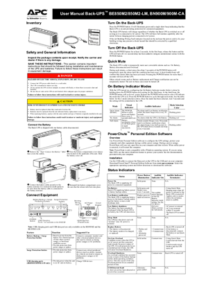 Image of Back-UPS BE850M2/850M2-LM, BN900M/900M-CA
