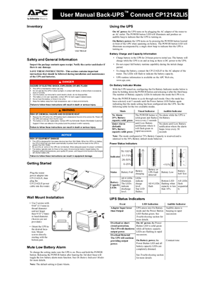 Image of BACK-UPS CONNECT CP12142LI5