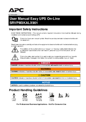 Image of Easy UPS On-Line SRV SRVPM3KALX901