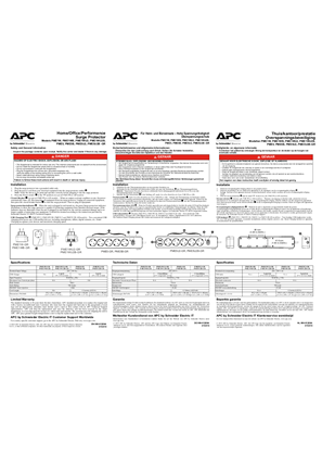 Image of HOME/OFFICE/PERFORMANCE SURGE PME1W & PME5 /B/U2/U2B -GR