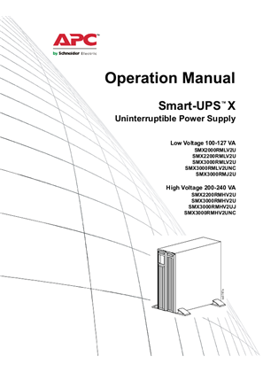 Image de SMART-UPS™ X SMX3000RMHV2UJ Tower/Rack-Mount 2U