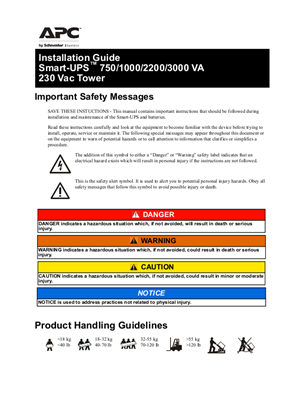 Image of Smart-UPS T 750 - 3000 VA 230 VAC TWR