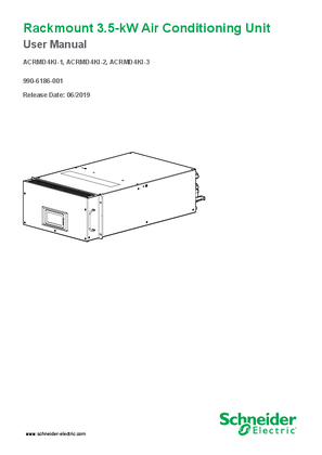 的映像 Uniflair Rack Mounted 3.5 kW 50Hz Manual
