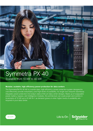 Imagen de Symmetra PX 40kW (208V) Brochure