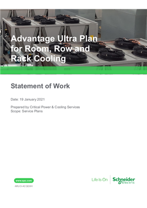 Slika linije Advantage Ultra Plan for Room, Row and Rack Cooling